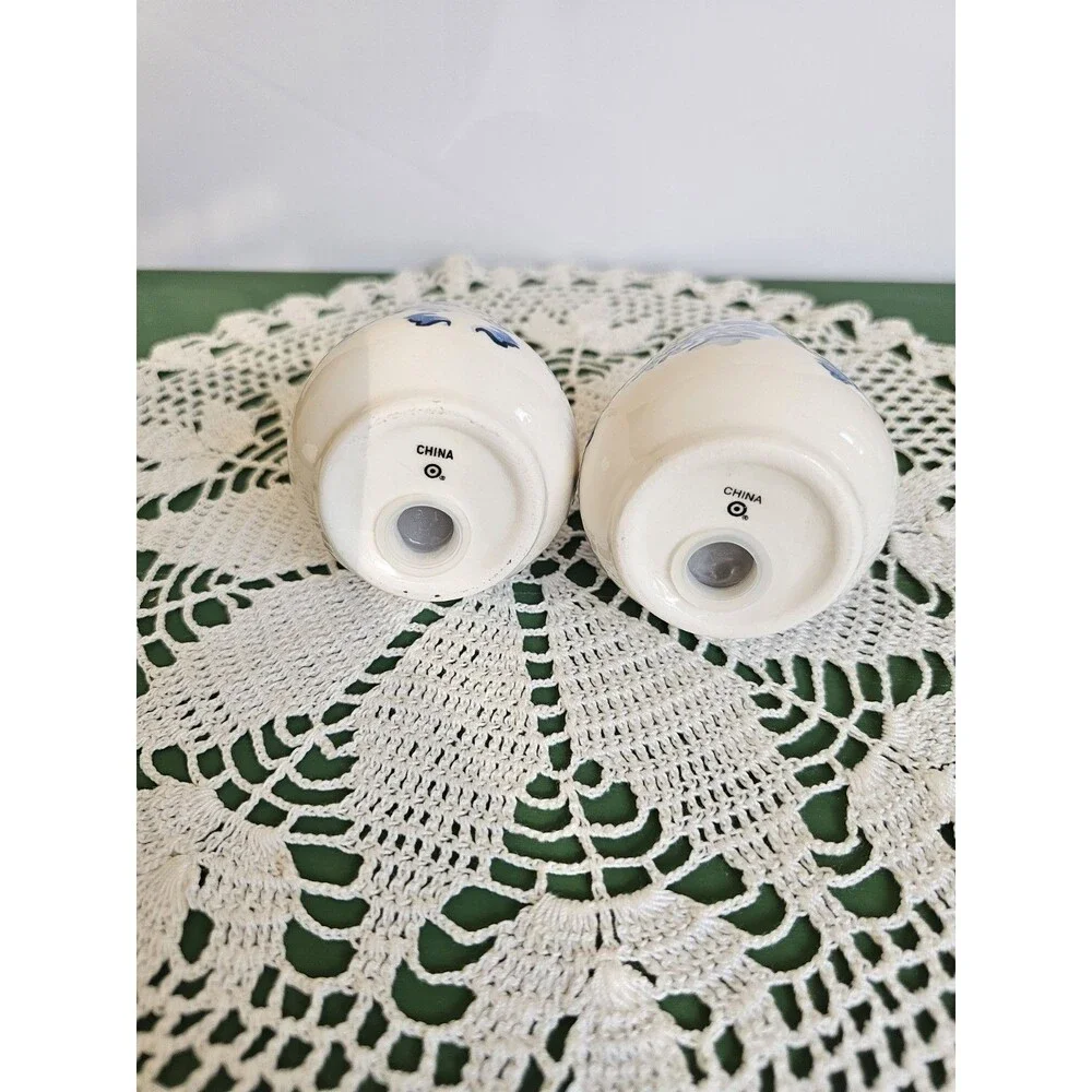 Target Opalhouse Blue And White Floral Salt And Pepper Shakers French Country